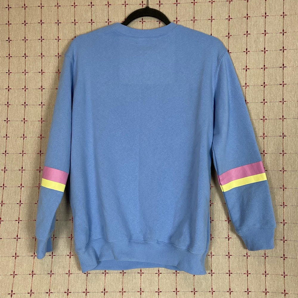 Hello Kitty Sanrio Baby Blue Crew Neck Sweatshirt Size Juniors XS NWOT - Picture 3 of 4